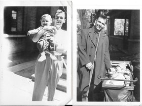 1950 - Dad and Davy, 2 pics.jpg